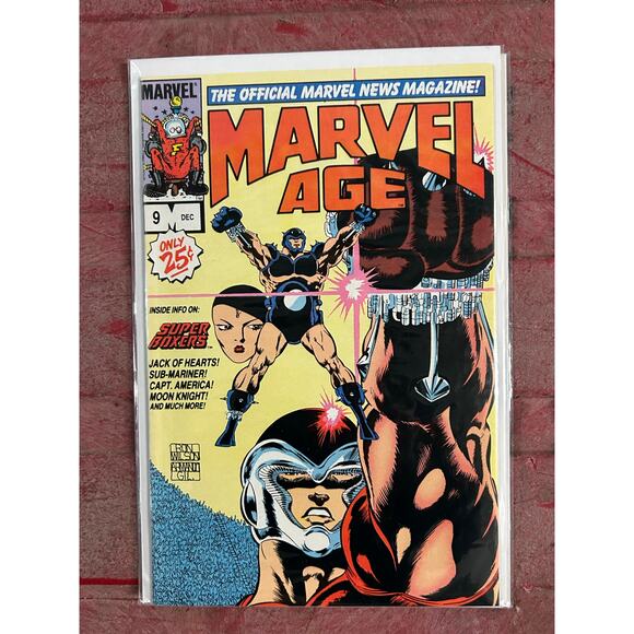 Marvel Age #6 - 10 (1983 Marvel) Lot of 5- 3 KEYS - Beta Ray - Spider-Ham - Picture 5 of 6